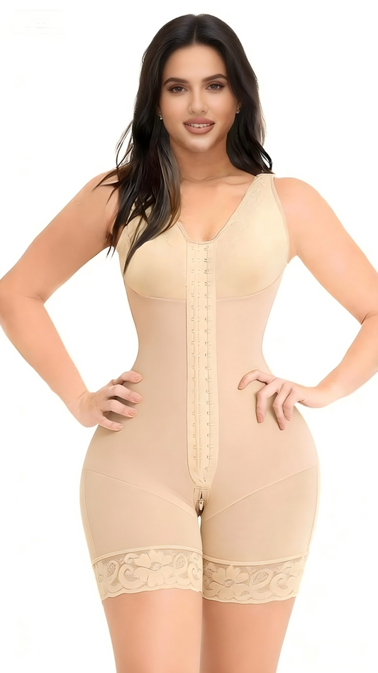 Shapewear for Women Tummy Control Full Shapewear Butt Lifter with Zipper Crotch