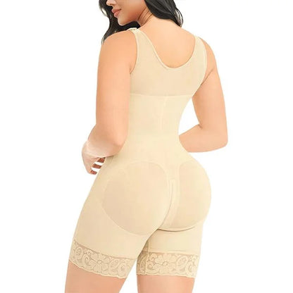 Shapewear for Women Tummy Control Full Shapewear Butt Lifter with Zipper Crotch