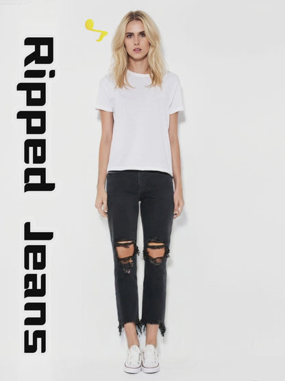 Trendy Distressed Jeans Outfits: Casual to Dressy Looks for Every Occasion